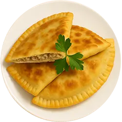 Tschebureki (Schwein und Rind)